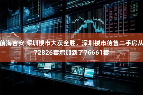 前海吉安 深圳楼市大获全胜，深圳楼市待售二手房从72826套增加到了76661套